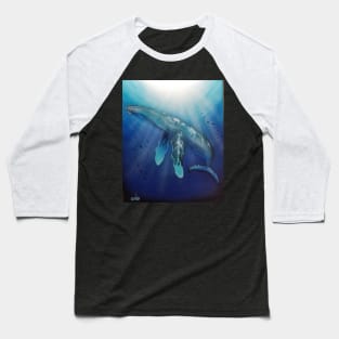 Humpback whale Baseball T-Shirt